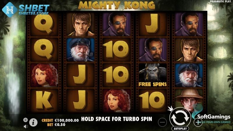 Tựa game Mighty Kong Slot